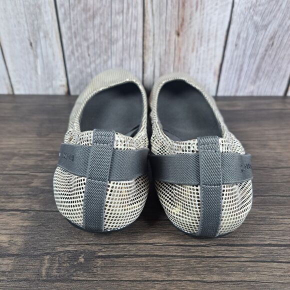 Cole Haan Zerogrand NYC Collab Stagedoor Ballet Flats Women's Sz 8 B GunmetalDot - Picture 4 of 8